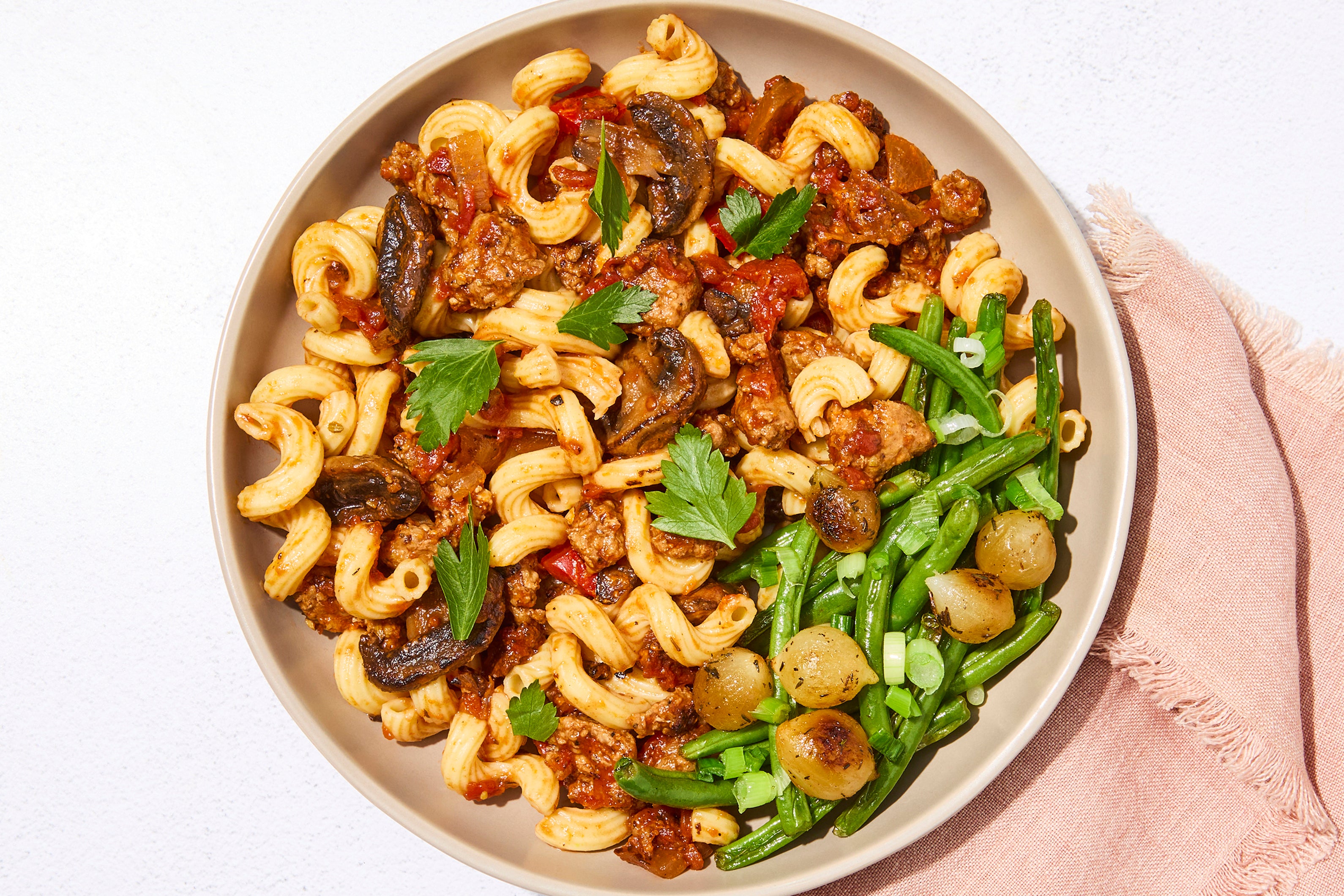 Spicy Pork Bolognese & Cavatappi