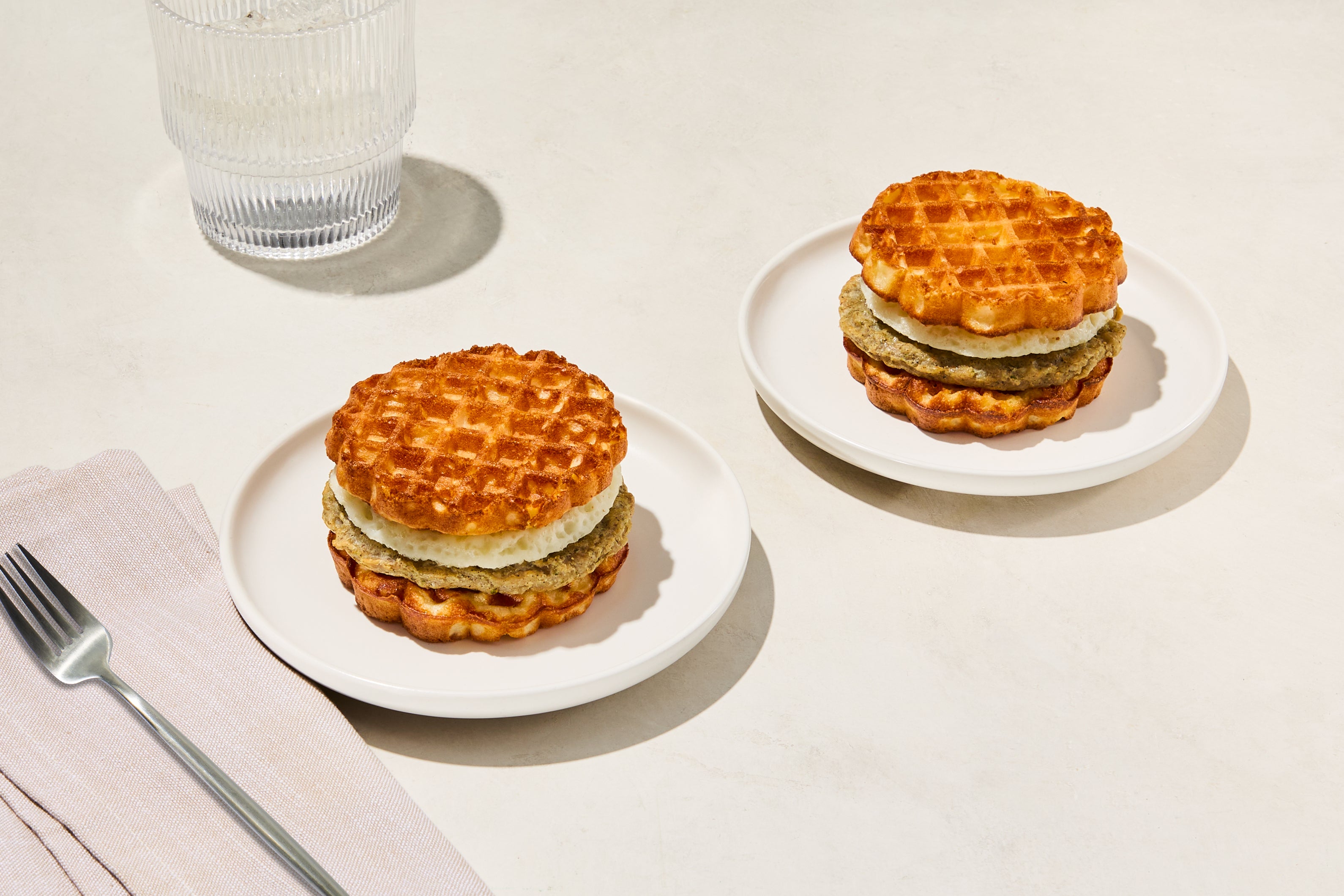 Chicken Sausage & Egg White Breakfast Sandwich