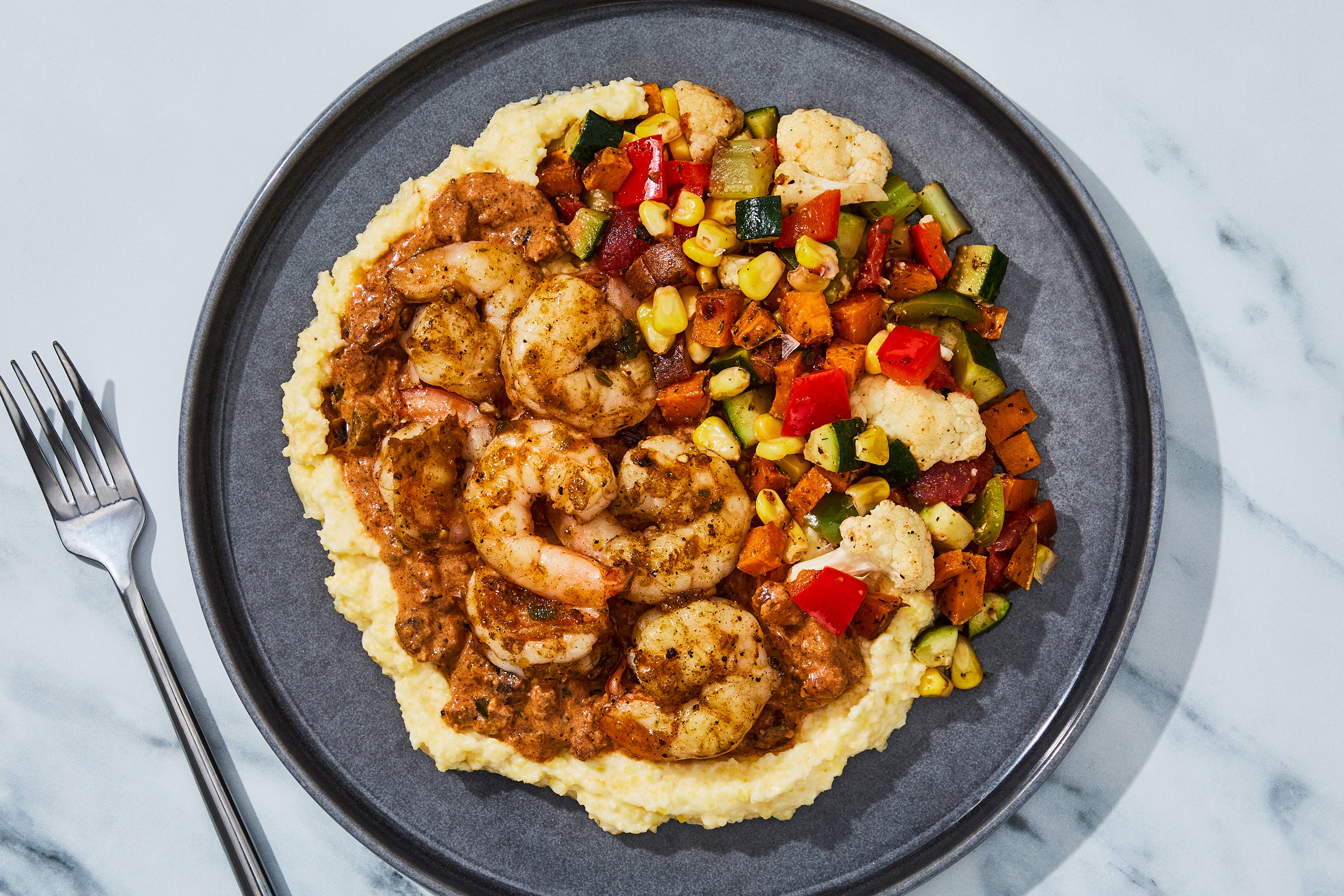 Cajun Shrimp & Andouille Gravy