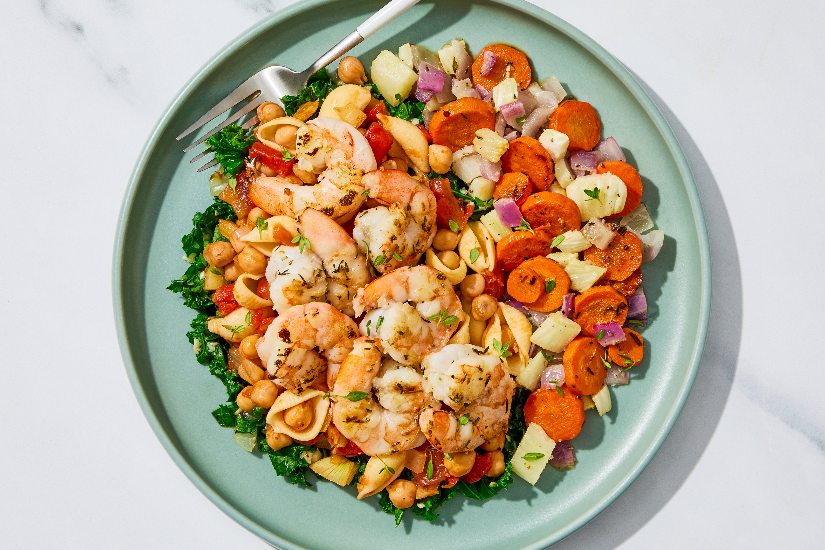 Shrimp Pasta e Ceci