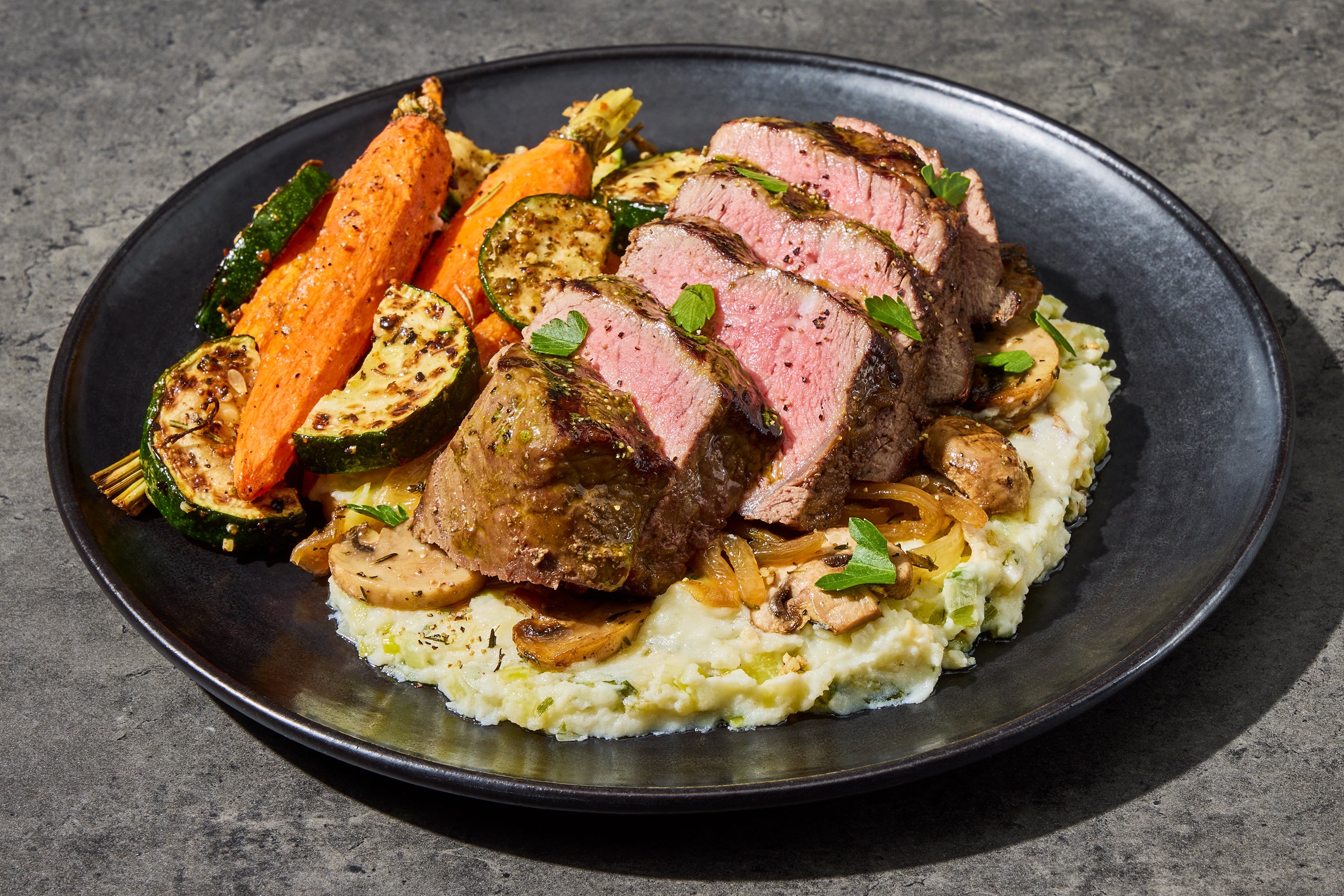 Caramelized Onion & Mushroom Filet Mignon
