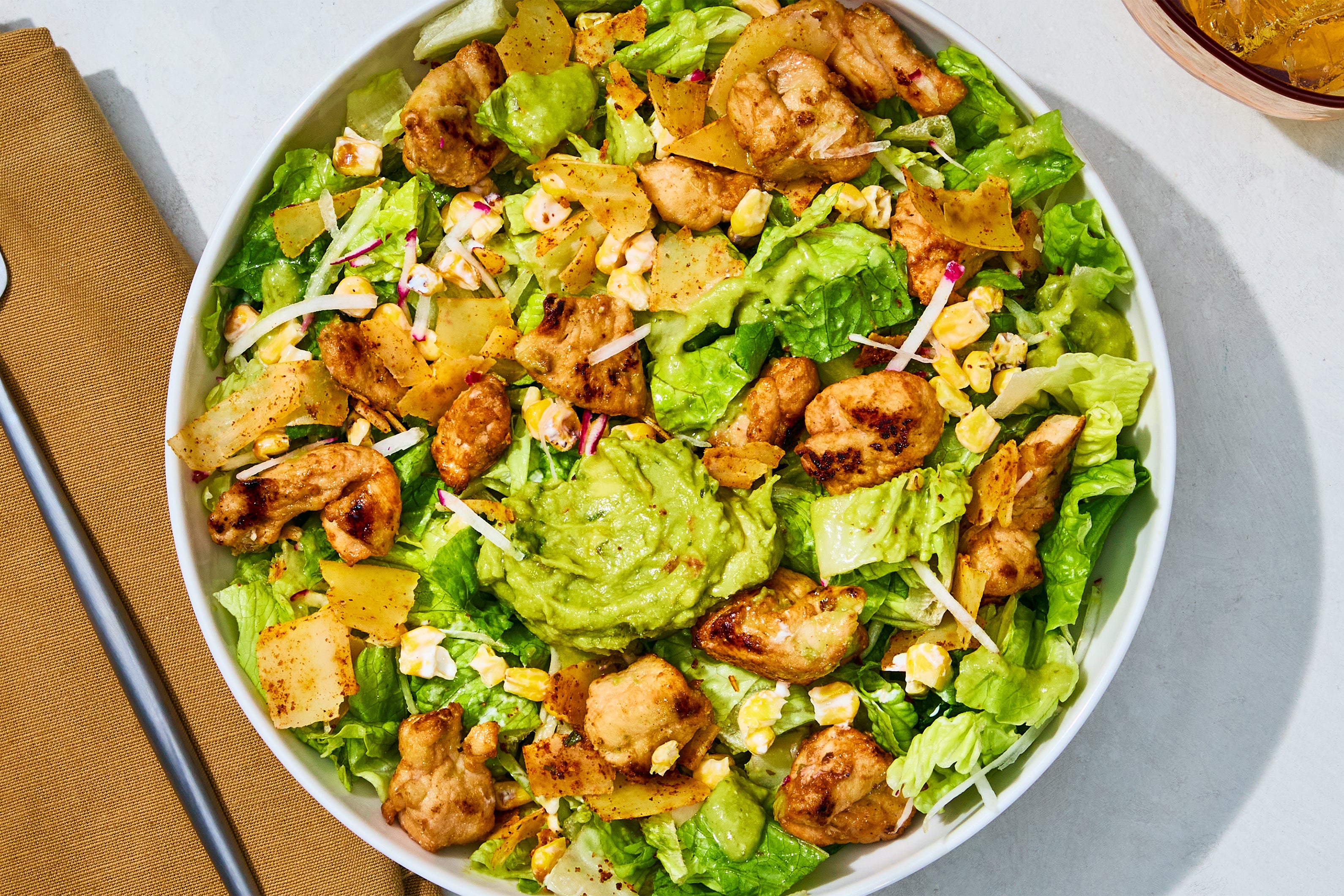 Elote Chicken Corn Salad