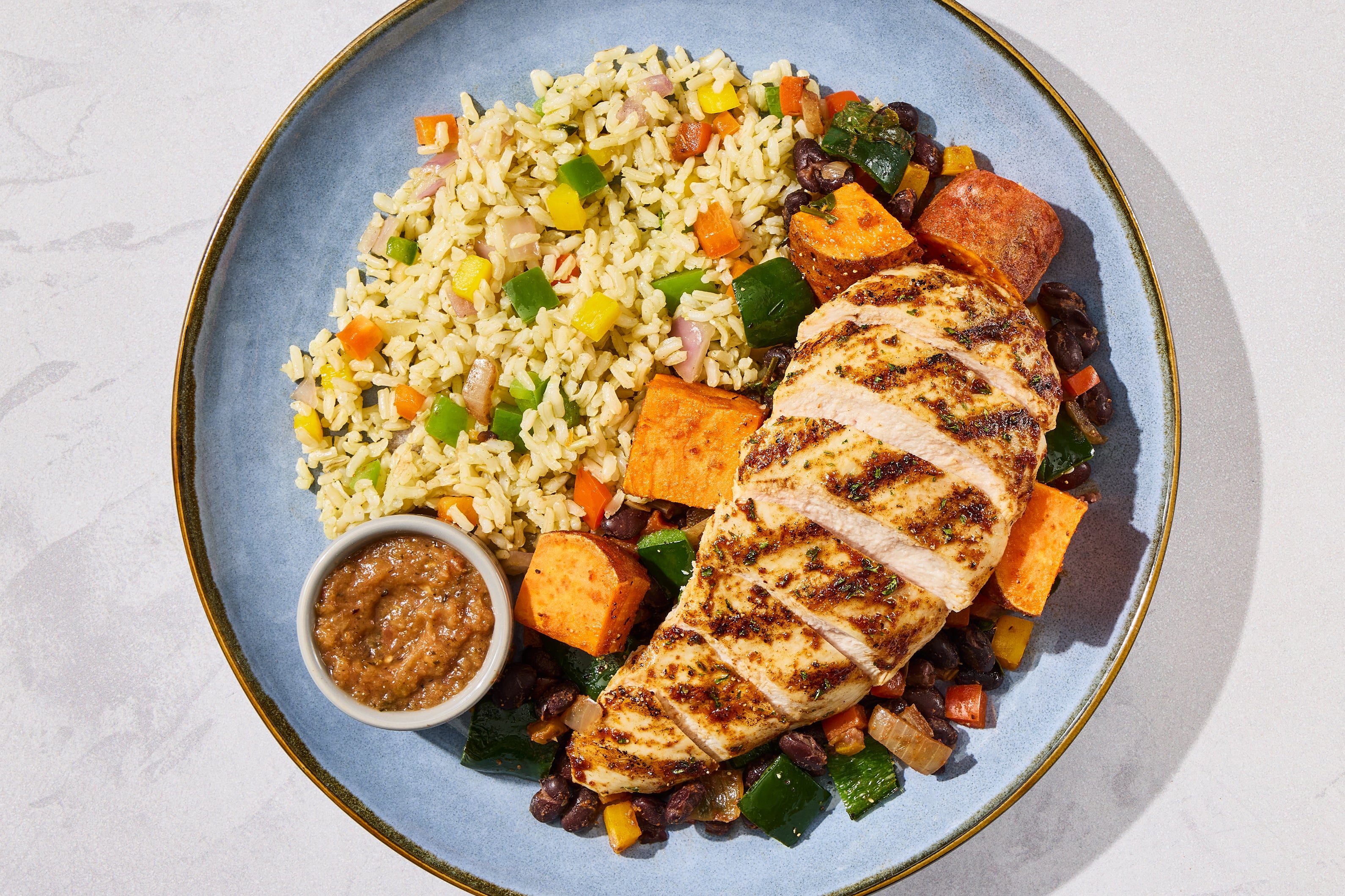 Oaxacan-Style Chicken & Green Chile Rice