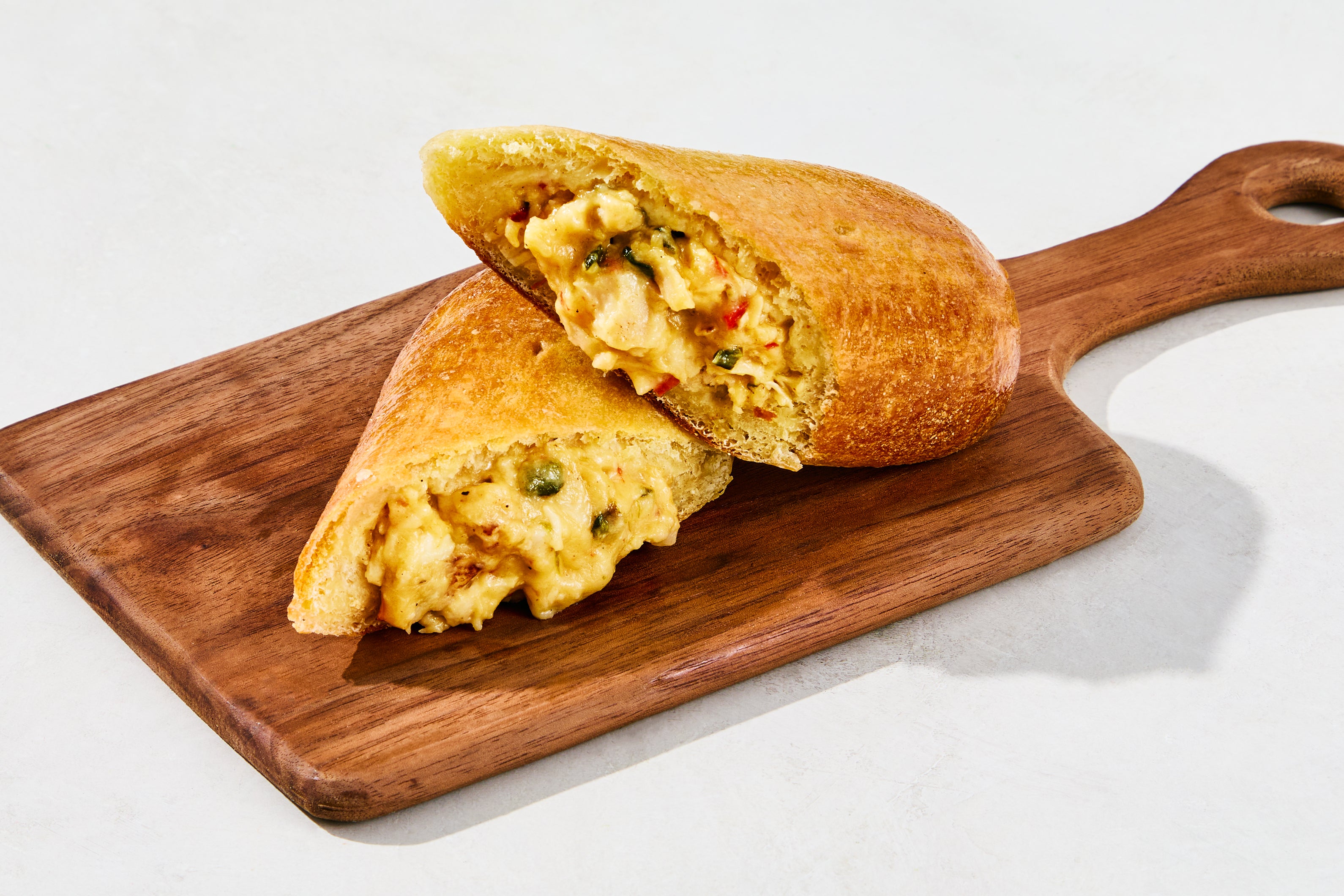 Creamy Chicken Poblano Calzone