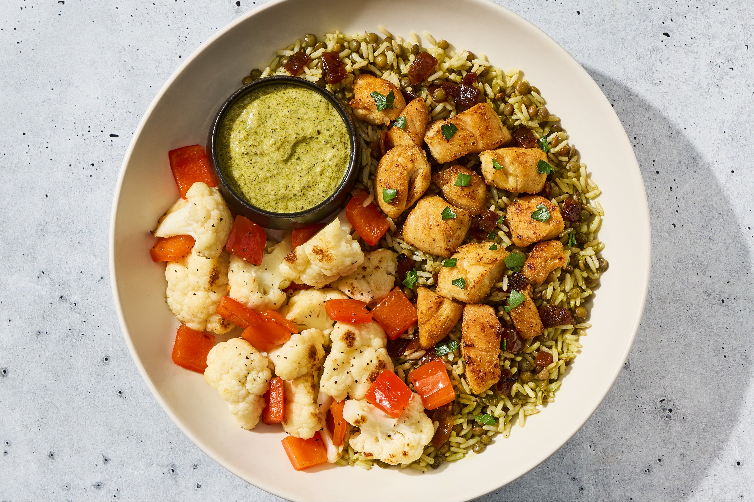 Kebab-Spiced Chicken Bowl