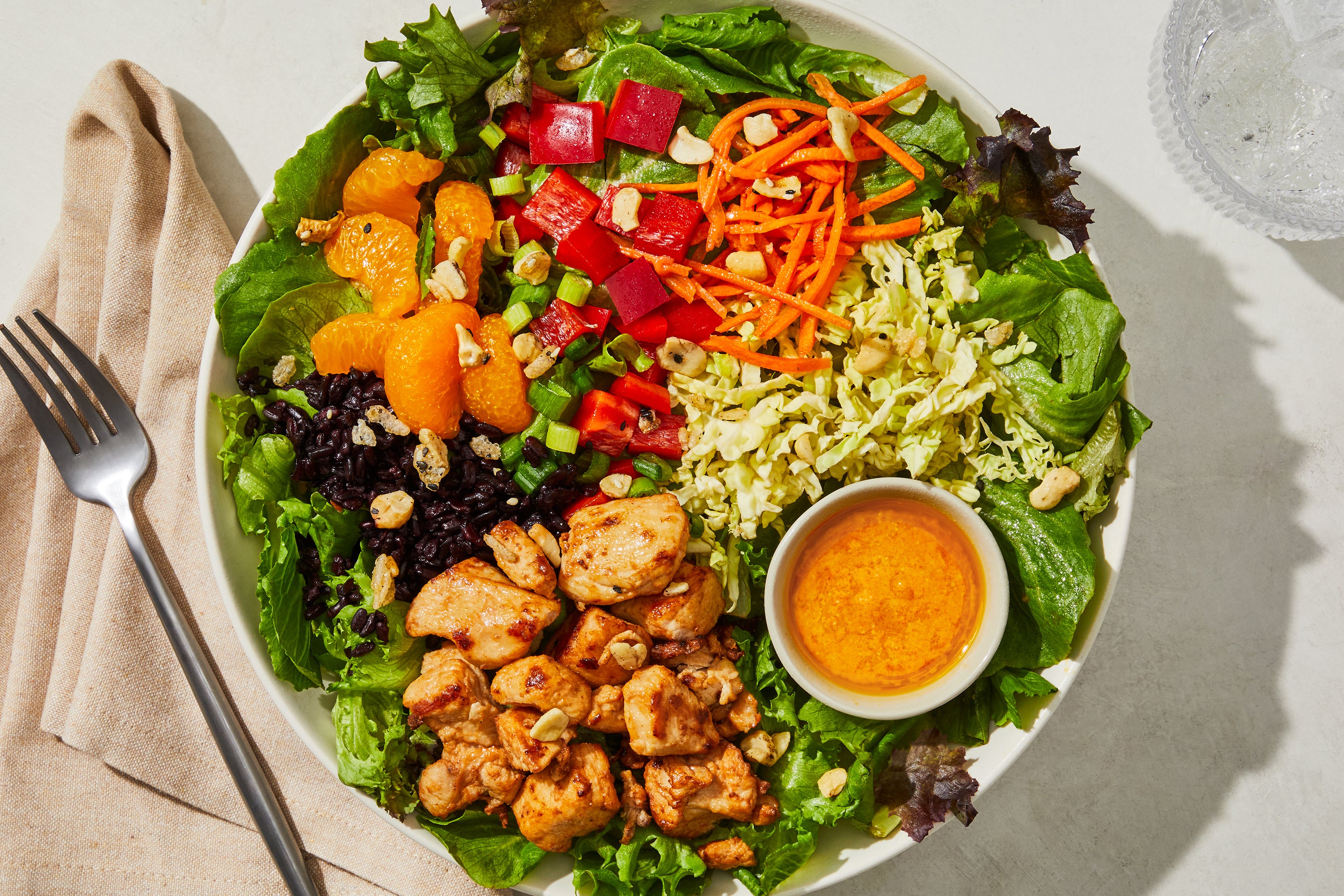 Asian-Style Chicken Crunch Salad