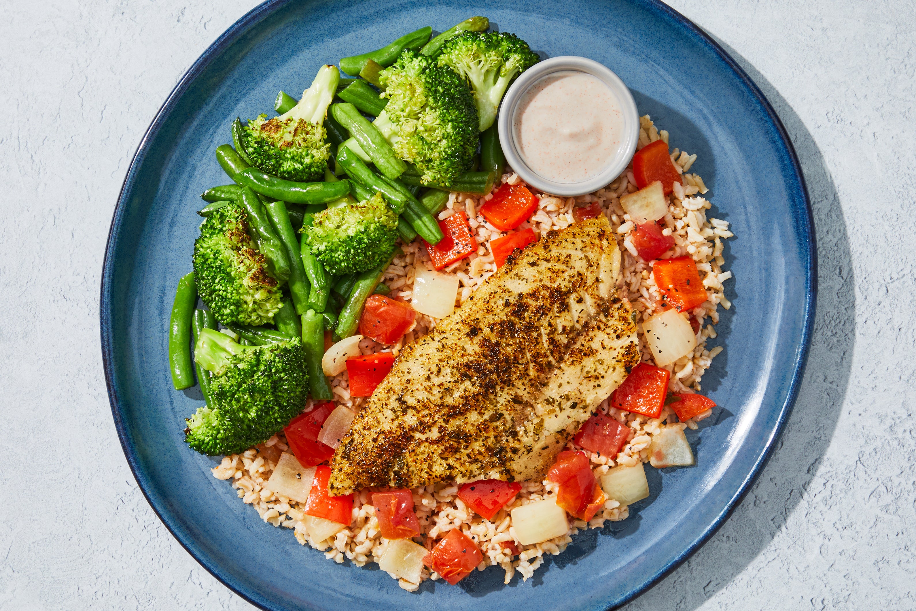 Spanish Barramundi & Pistou Rice