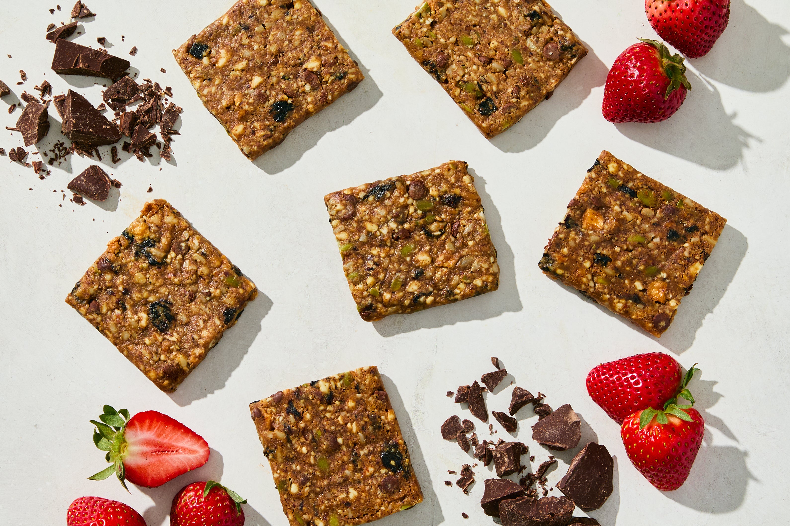Strawberry Dark Chocolate Superfood Bars