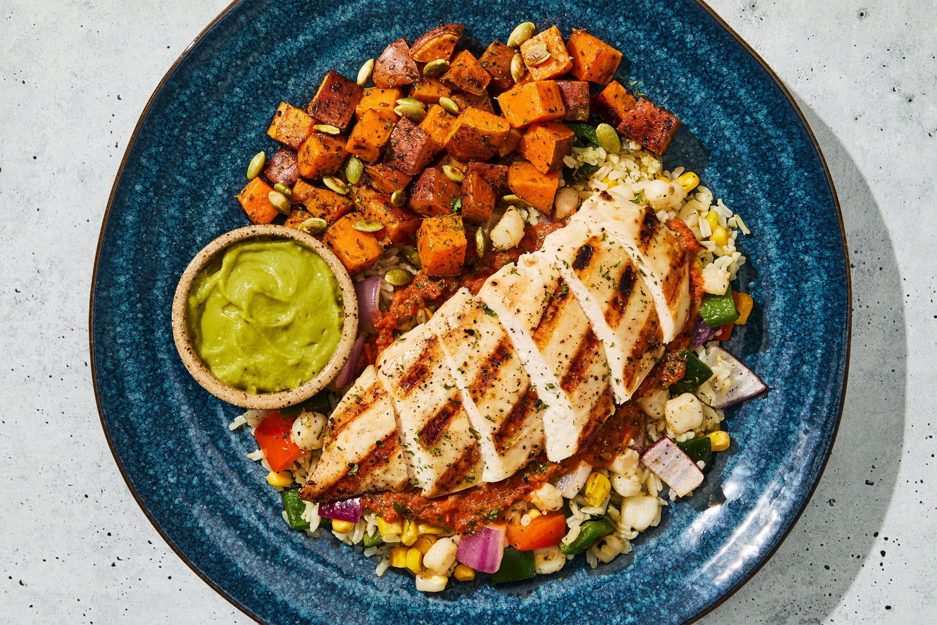 Salsa Roja Chicken Bowl
