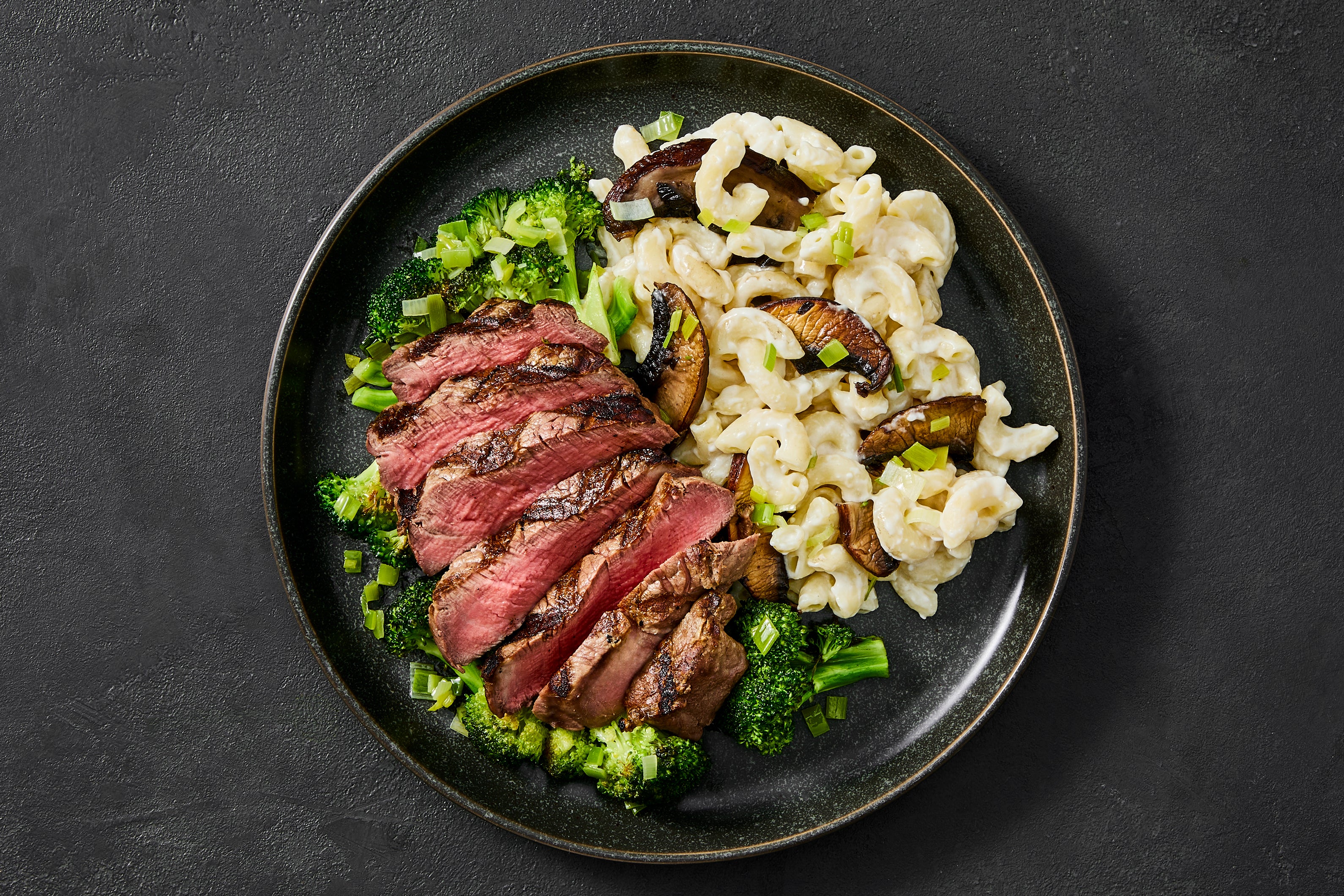 Grilled Filet Mignon & Truffle Mushroom Mac