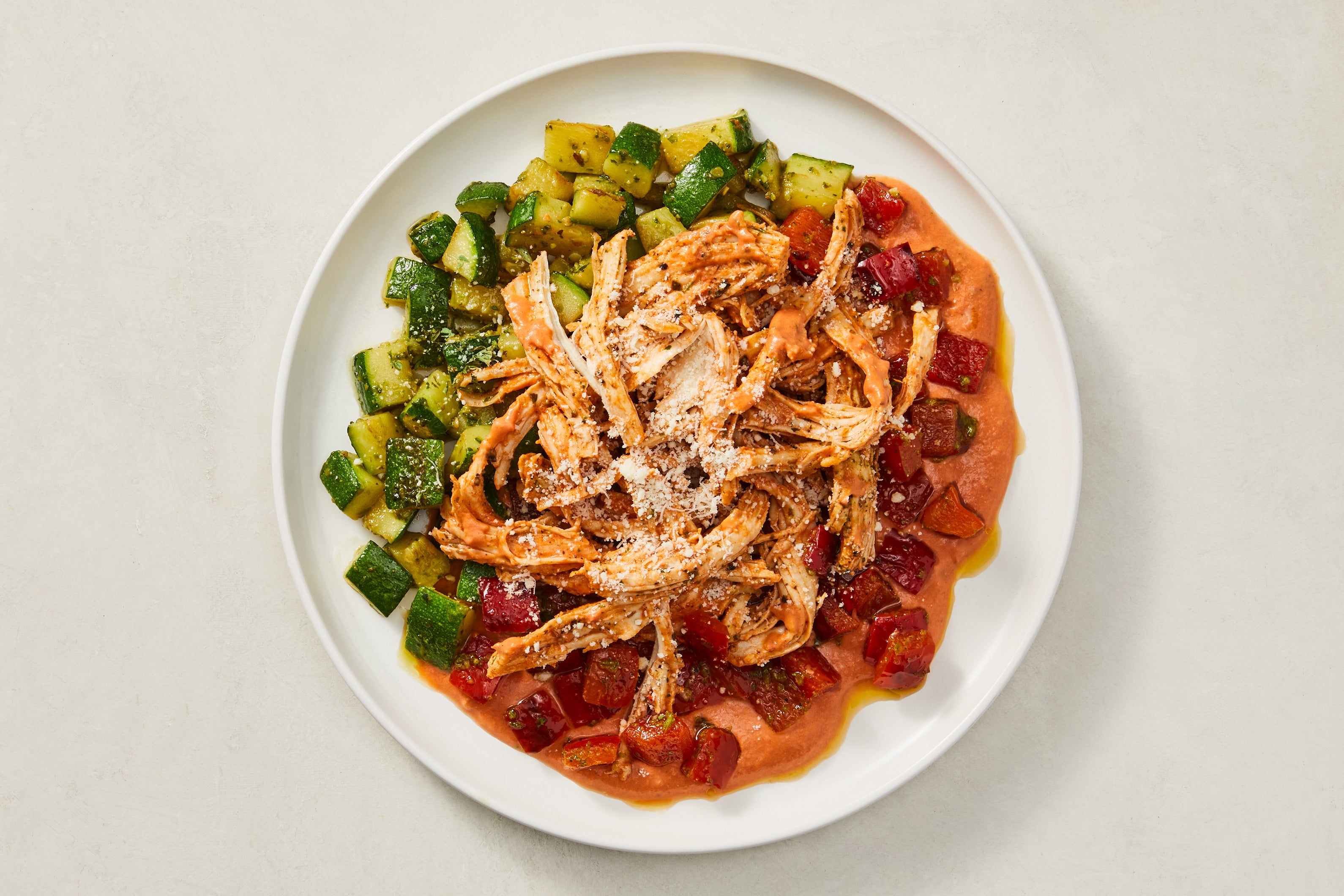 Romano Shredded Chicken