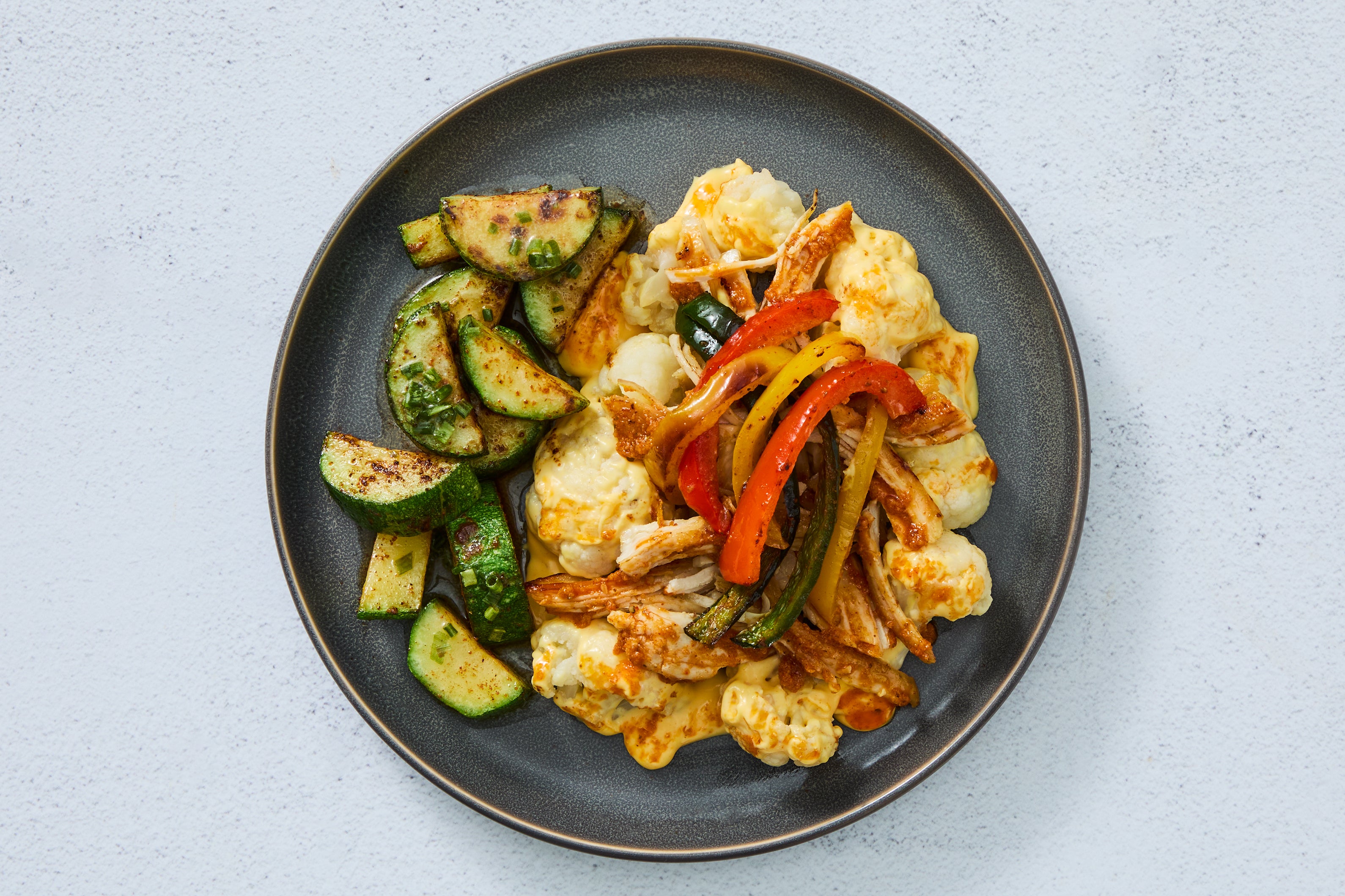 Southwest-Style Chicken & Cheesy Cauliflower