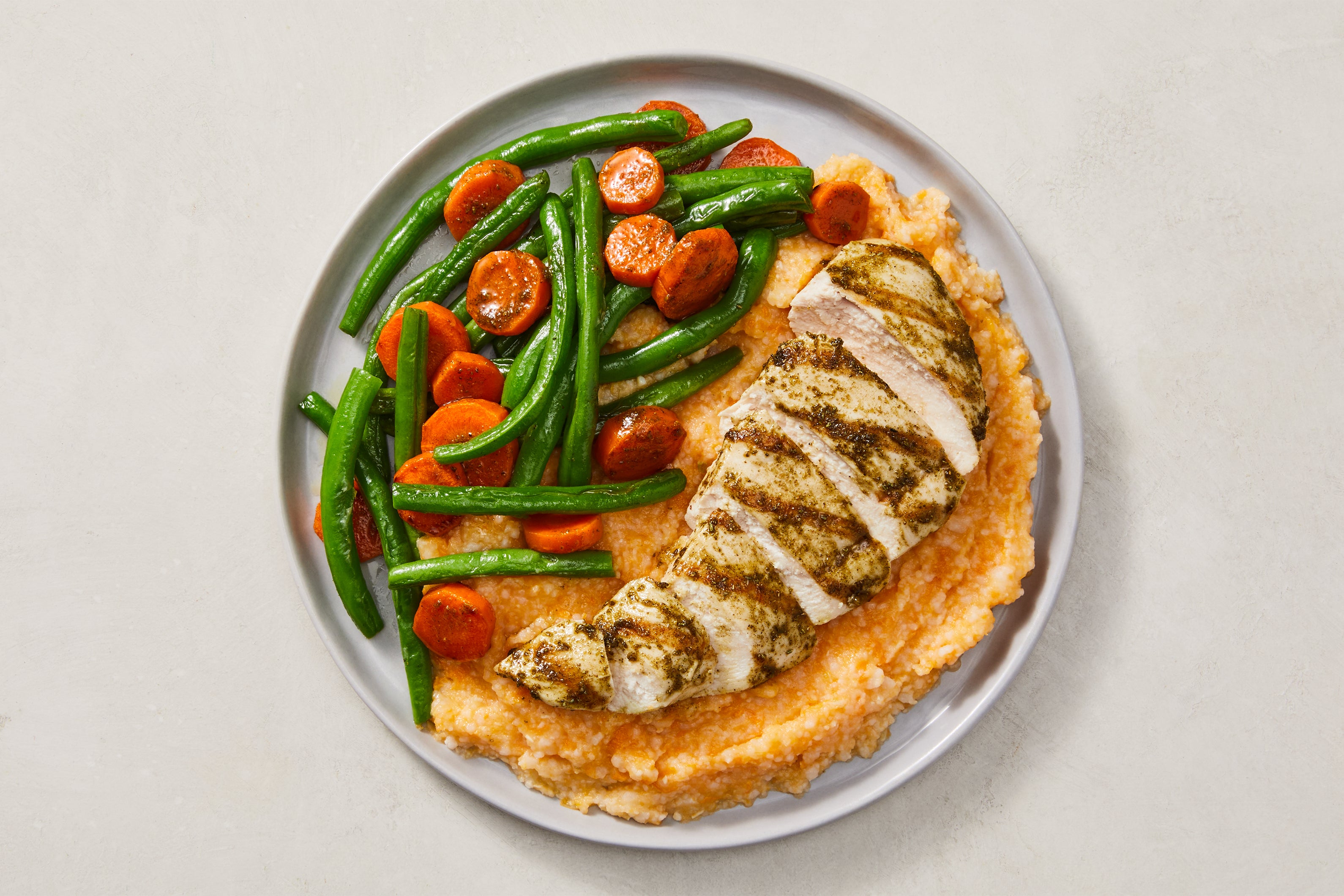 Sweet Potato Grits & Sage Chicken