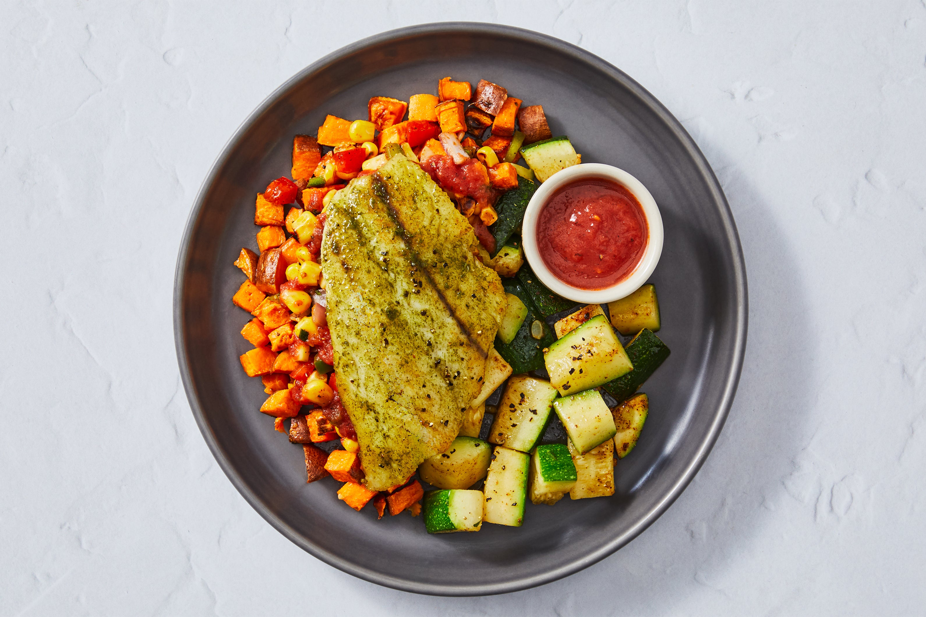 Barramundi Verde Potato Hash