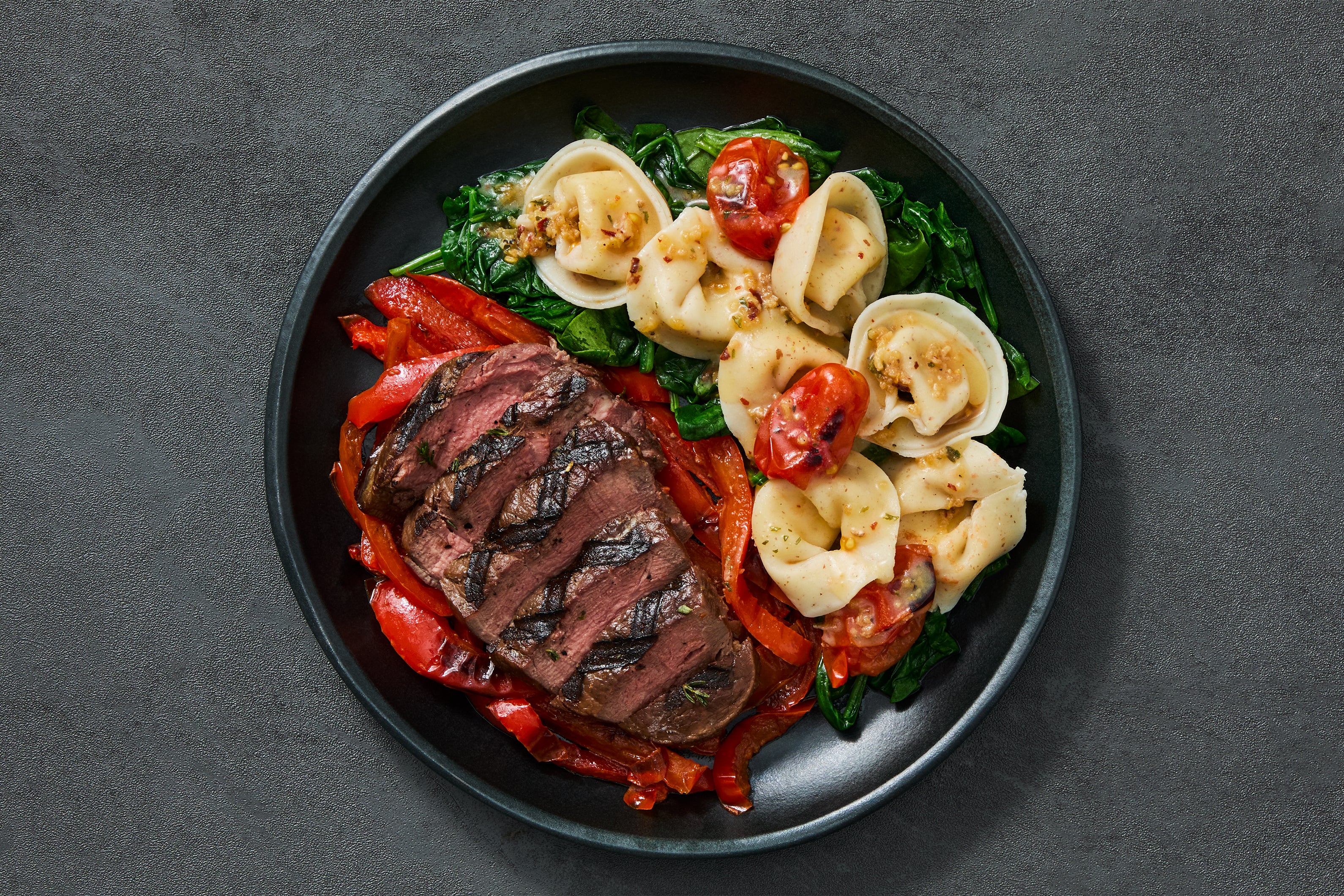 Roasted Red Pepper Filet Mignon