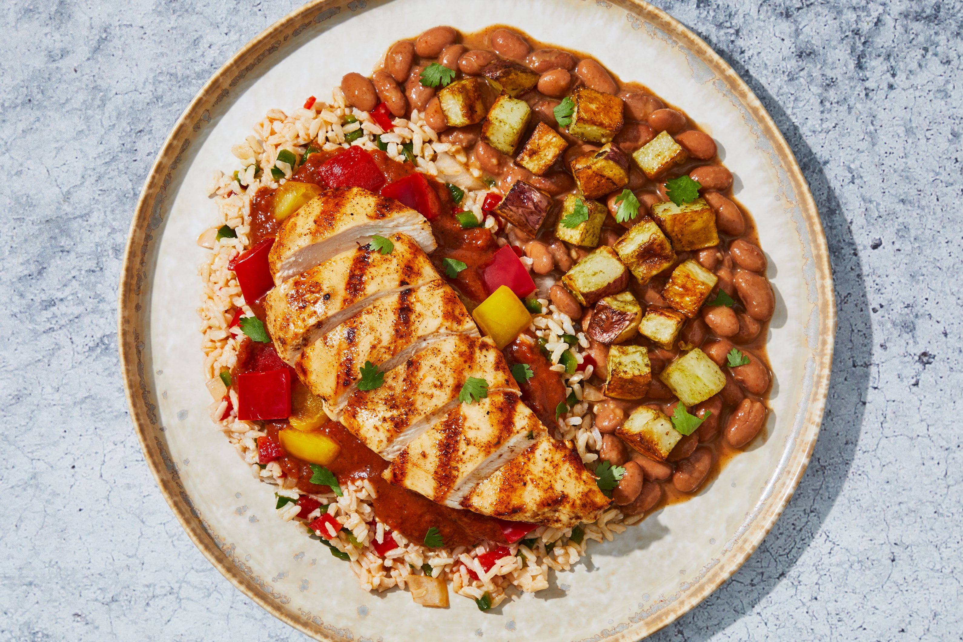 Adobo Rojo Chicken Bowl