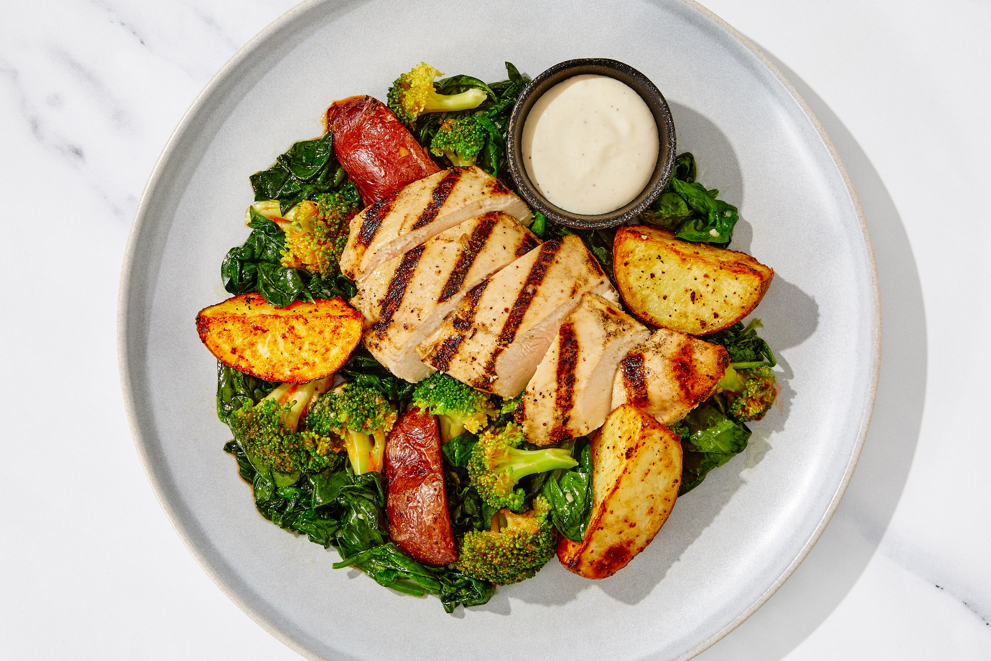 Chicken Florentine & Roasted Potatoes