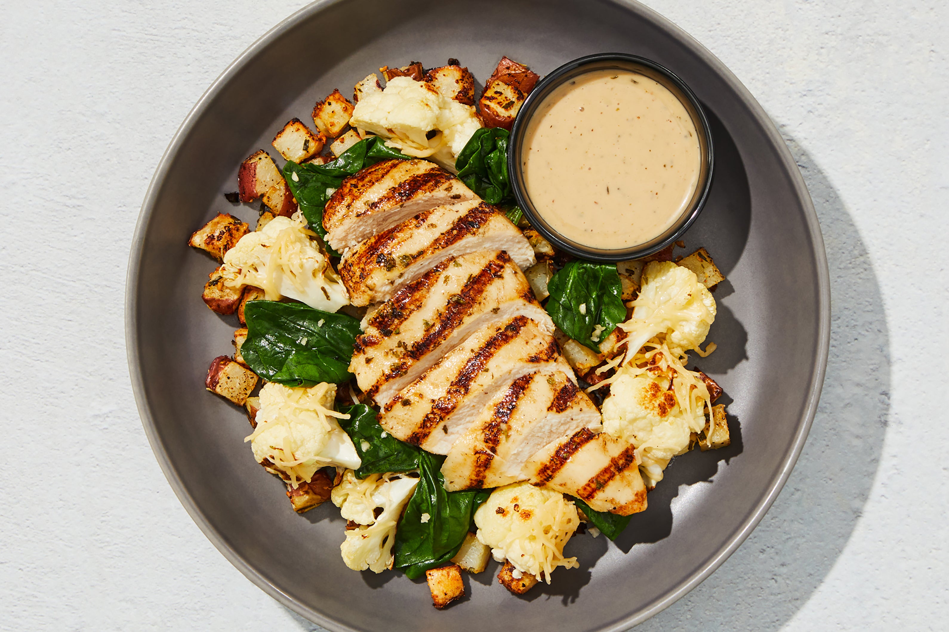 Truffle Jus Spinach Chicken