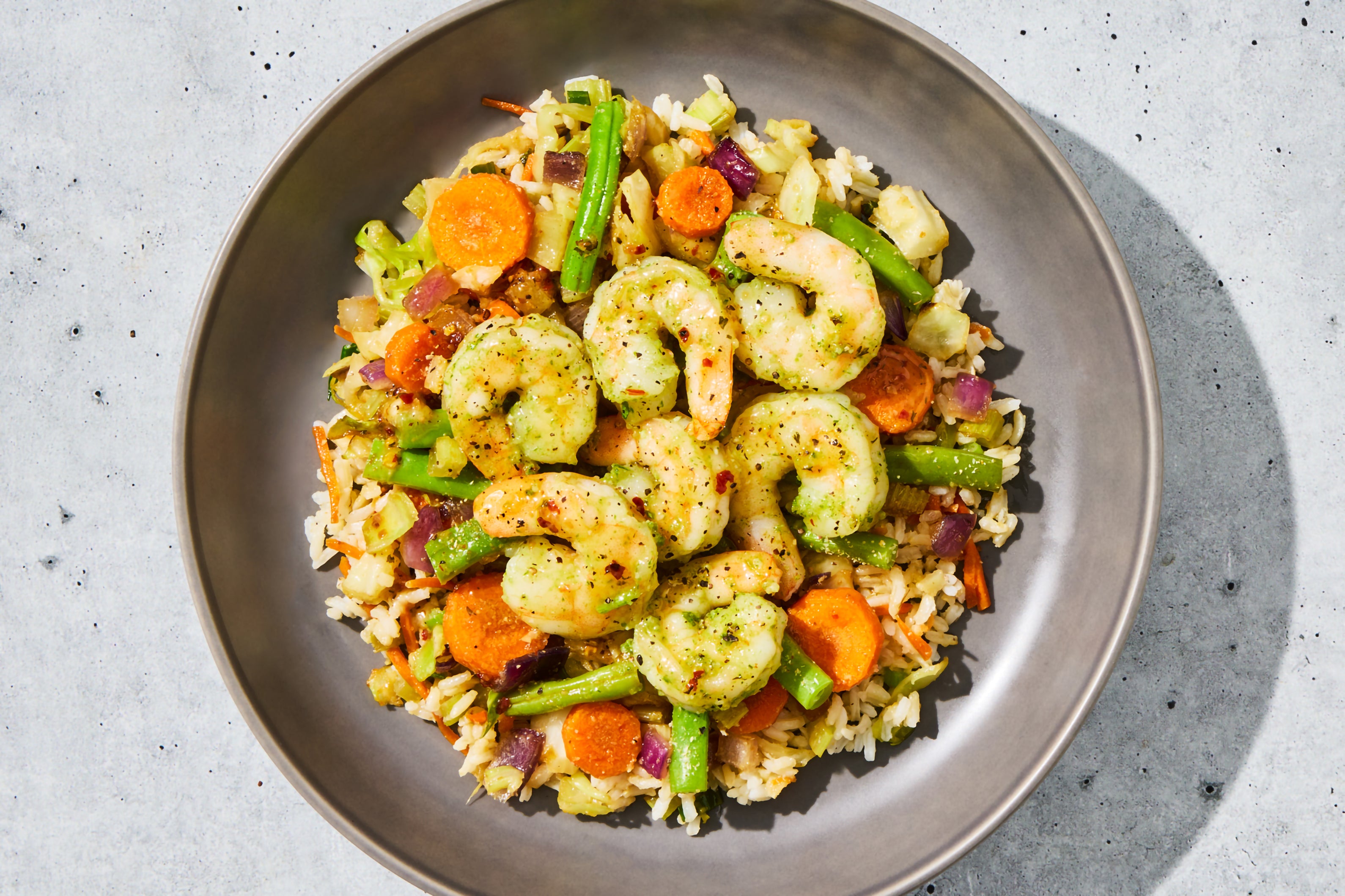 Filipino Shrimp & Pancit Rice