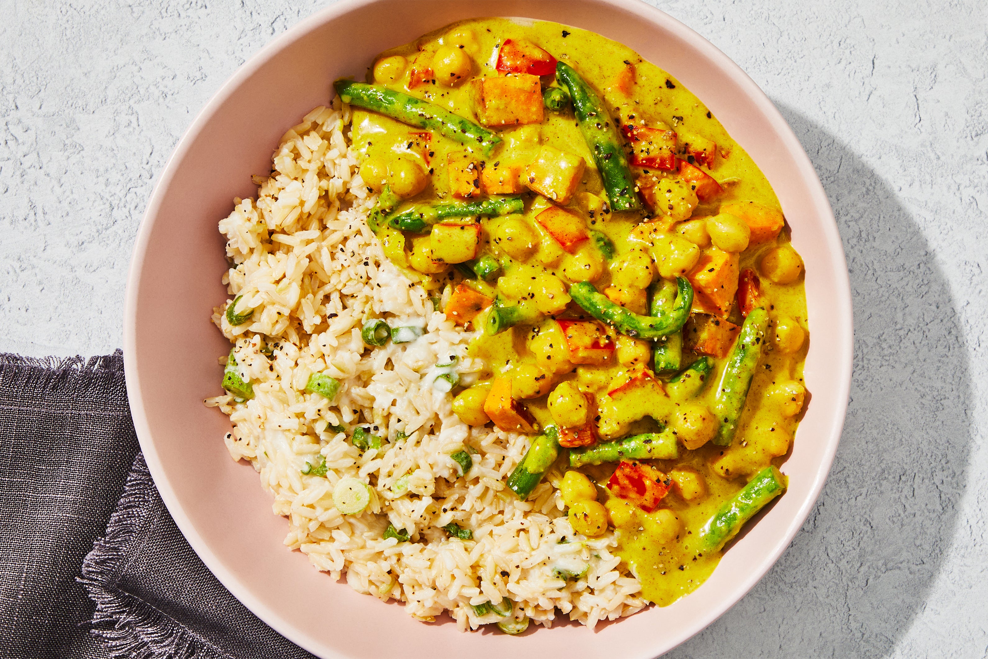 Thai Roasted Vegetable Green Curry