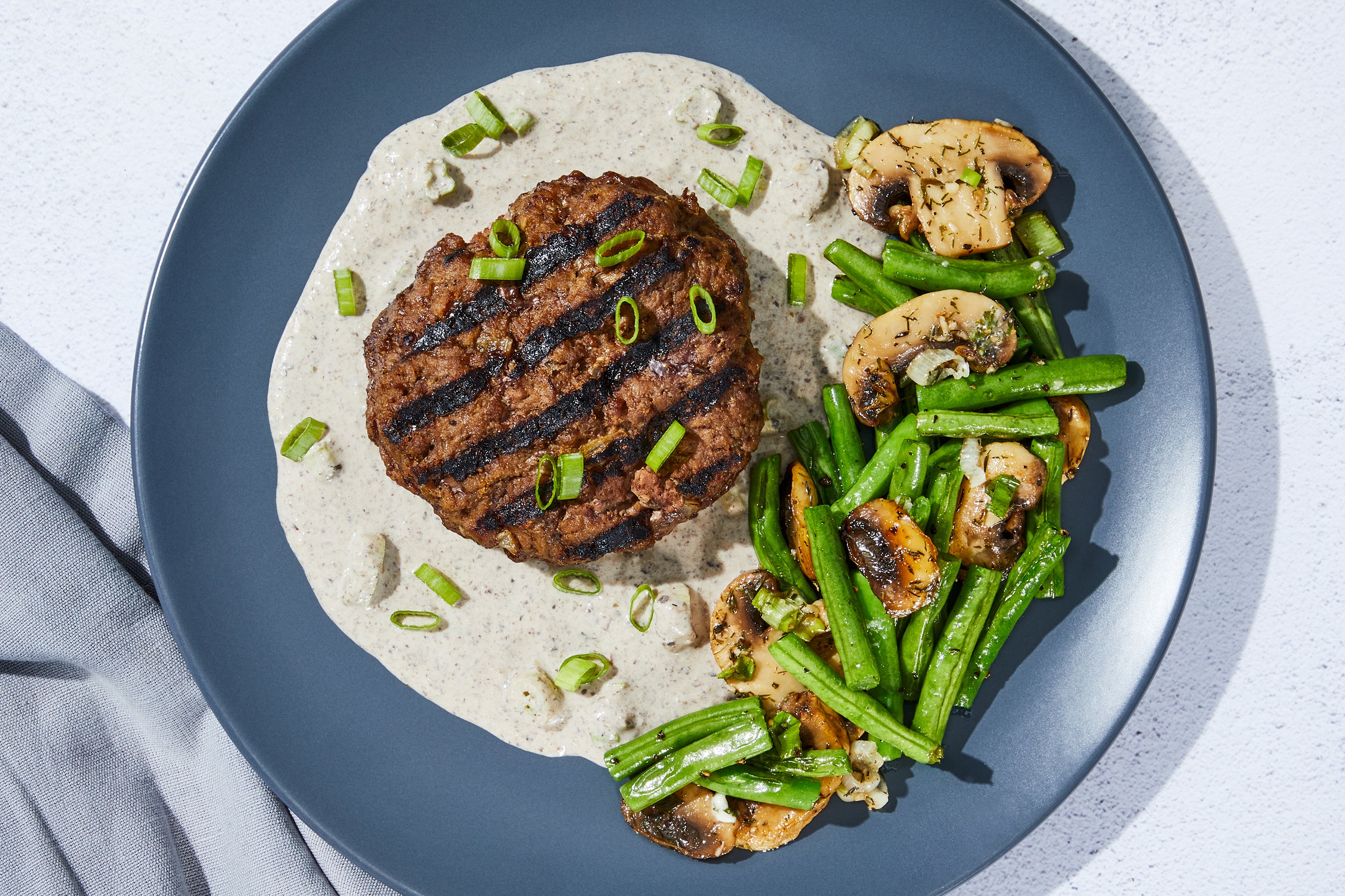 Stroganoff-Style Beef Burger