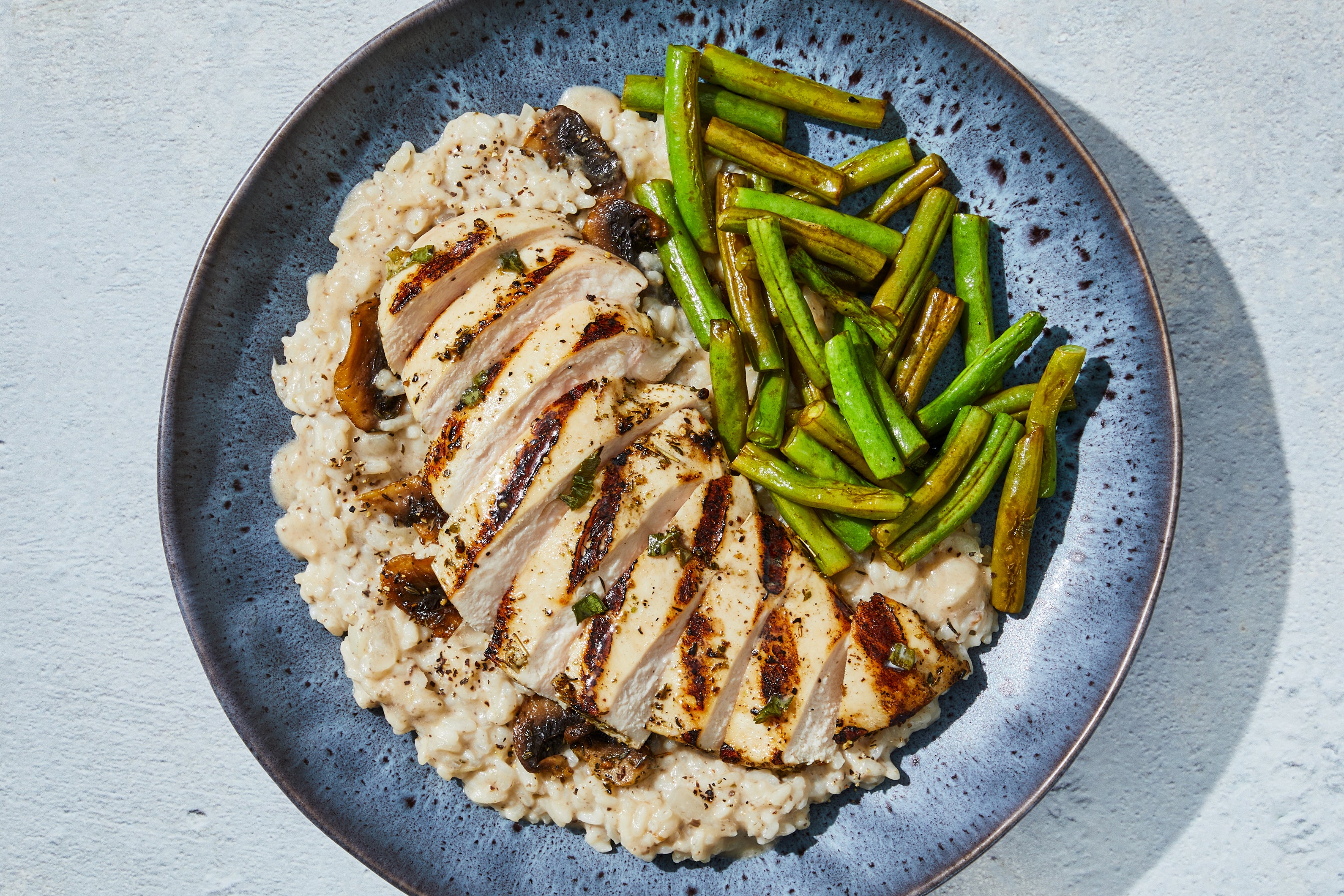 Truffle Butter Chicken & Mushroom Risotto