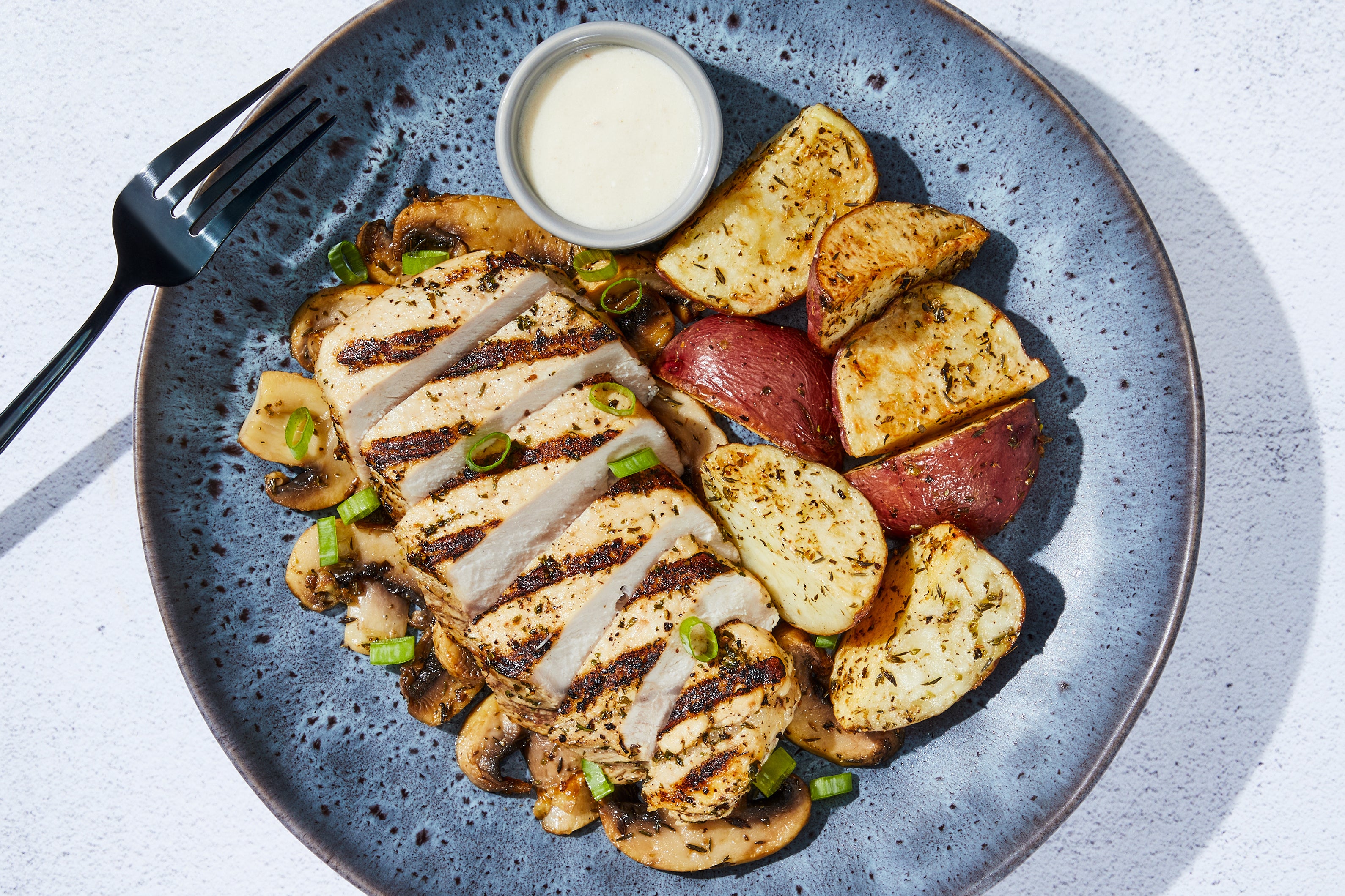 Truffle Mushroom Pork Chop