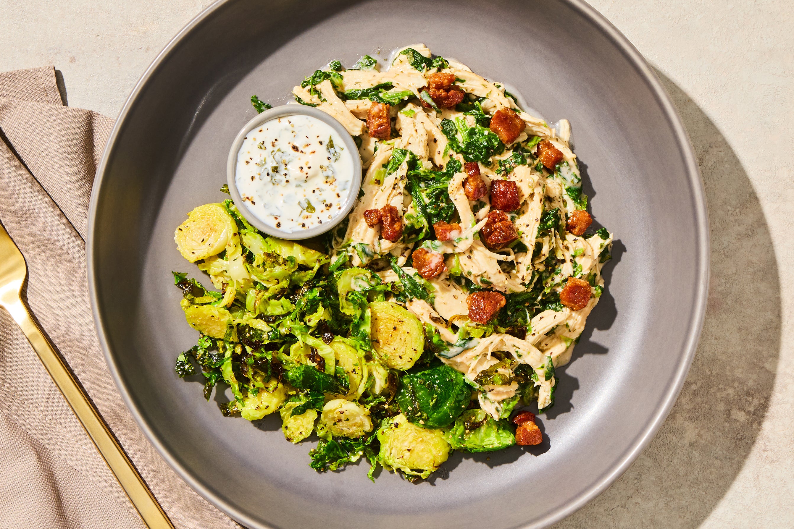 Loaded Bacon & Spinach Shredded Chicken