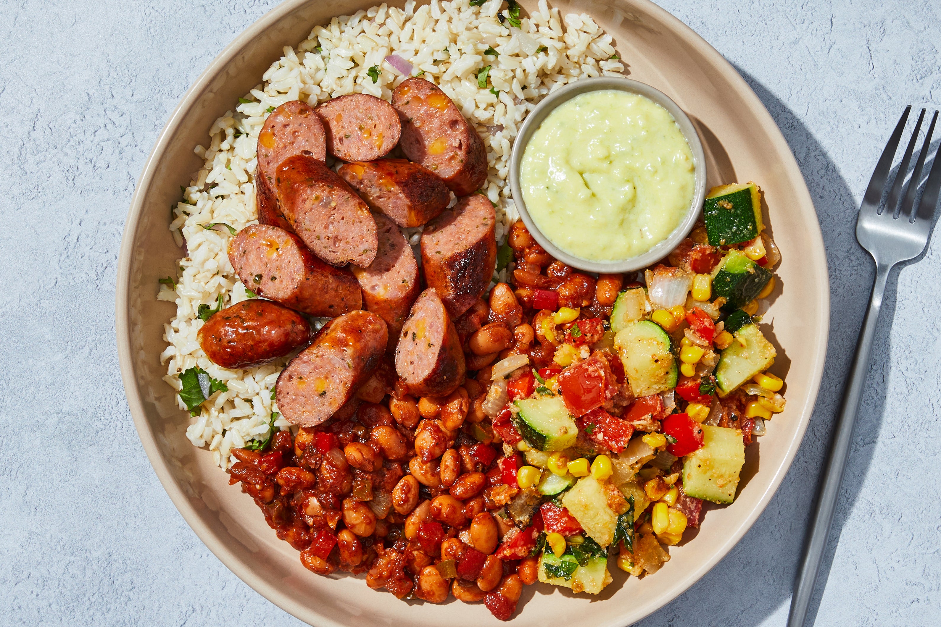 Jalapeño Queso Bison-Pork Sausage